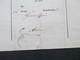 Altdeutschland Sachsen 21.3.1857 Beleg / Post Insinuations Document Portofreie Justizsache Stp. K. Pr. Post Exped. Barby - Saxe
