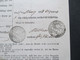 Delcampe - Altdeutschland Sachsen 21.3.1857 Beleg / Post Insinuations Document Portofreie Justizsache Stp. K. Pr. Post Exped. Barby - Sachsen