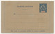 COTE D'IVOIRE - Entier Postal (Carte-Lettre) 15c Groupe Bleu Foncé Sur Gris - Ref CL 1 - Nuovi