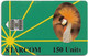 Uganda - Starcom - Crane Bird (Green), Cn. C52148743, (Reverse #1), SC7, 150U, Used - Uganda