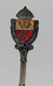 Petite Cuillère En Métal Argenté PORTSMOUTH CATHEDRAL Angleterre Blason EPNS - Cucharas