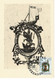 CARTE MAXIMUM  LUXEMBOURG CARITAS 1963 MICHEL PATRON DES MERCIERS - Maximumkaarten