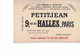 Paris, Banque PetitJean, Lot De 2 Buvards Rue Des Halles Et Rue Montmartre - Bank & Versicherung