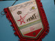 FRMT Federation ROYALE MAROCAINE De TENNIS ( See / Voir SCAN ) Wimpel - Pennant - Fanion ( +/- 29 X 25 Cm.) ! - Habillement, Souvenirs & Autres