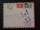 Lettre Premier Vol First Flight Cover Douala Cameroun --> Paris UAT 1960 - Covers & Documents