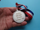 2nd Prize BOY'S Double Van KEEKEN Tournament 1995 / Zilverkleurige Medaille TENNIS ( For Grade, Please See Photo ) ! - Kleding, Souvenirs & Andere