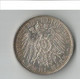 ALLEMAGNE 2 MARK 1913 ARGENT - 2, 3 & 5 Mark Argento