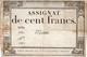 FRANCIA  ASSIGNAT 100 FRANCS 1795 P-A78 - ...-1889 Francs Im 19. Jh.