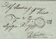 1850- Letter From SUROS ?  To TRIEST    - Rating Back 70 Red Pencil - ...-1861 Vorphilatelie