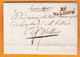 1800 - An 8 - Service Militaire - Marque Postale 25 VALENCE Sur Lettre Imprimée Pliée Vers Saint Vallier, Drôme - 1701-1800: Precursors XVIII