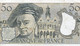 FRANCE 50 FRANCS 1991 P-152  CIRC.XF - 50 F 1976-1992 ''quentin De La Tour''