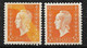 France Dallay N° 707 Et 707a  Impression Défectueuse  Neufs *  * TB= MNH VF  - Ongebruikt