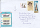 91893- FLOWER, RABBI, MONUMENT, FINE STAMPS ON REGISTERED COVER, 2020, ISRAEL - Brieven En Documenten