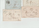 PRIVAS  ( 07 ) - Lot De 9 LAC  ID( Meme Correspondance ) Dont CAD    Pour CHARMES  - Cachet LA VOULTE Au Verso - 1801-1848: Précurseurs XIX