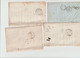 PRIVAS  ( 07 ) - Lot De 9 LAC  ID( Meme Correspondance ) Dont CAD    Pour CHARMES  - Cachet LA VOULTE Au Verso - 1801-1848: Précurseurs XIX