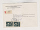 BULGARIA SOFIA 1955 Registered  Cover To Austria - Other & Unclassified