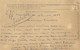 FRANCE - POUGUES LES EAUX - Carte Franchise Armées Marque Linéaire Erronée Le Vaguemestre Hôpital 31 POUGNES Les EAUX - 1877-1920: Semi Modern Period