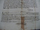 Affiche Placard 32 X 42 Avec Notes Manuscrites Et Autographes 1693 François DE La Croix Montpellier Impôts En L'état - Affiches