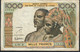 W.A.S. IVORY COAST P103Ae 1000 FRANCS 1966 Signature 5      VF       N0 P.h. - Costa De Marfil