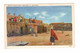 SANTA FE, New Mexico, USA, TESUQUE Indian Pueblo, 193? Linen Postcard - Santa Fe