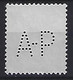 Belgium 1958-72  Perfins  (o)  Mi.1127  (A..P) - 1951-..