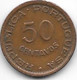 Mozambique 50 Centavos 1957  Km 81    Vf + - Mozambique