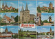 XANTEN Niederrhein - Mehrbildkarte M. Alte Mühle, Landw. Schule, Markt, Amphitheater .... - Xanten