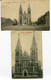 CPA - 2 Cartes Postales - Belgique - Quaregnon - Eglise Notre Dame (D14790) - Quaregnon