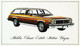 ► CHEVROLET   Malibu  Classic Station Wagon 1976  - Publicité Automobile Chevrolet  (Litho. U.S.A.) - American Roadside