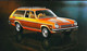 ► CHEVROLET Vega Estate Wagon 1977  - Publicité Automobile Chevrolet  (Litho. U.S.A.) - American Roadside