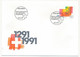 SUISSE -  FDC 1991 - 700 Ans... 1291-1991 - BERNE - 22/2/1991 - 5 Enveloppes (2 Séries) - FDC