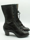 Chaussures Anciennes Cuir Noir 1900 - Autres & Non Classés