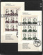 USA 1986 FEUILLETS PRESIDENTS USA-AMRIPEX 86 OBLITERATION 1er JOUR - Hojas Completas