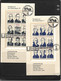 USA 1986 FEUILLETS PRESIDENTS USA-AMRIPEX 86 OBLITERATION 1er JOUR - Sheets