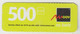 CENTRAL AFRICAN REPUBLIC - Green (mini), Moov Recharge, Expire Date 31/12/2011, 500 Fcfa, Used - Centrafricaine (République)