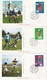 FRANCE   COUPE DU MONDE DE FOOTBALL  1998 -4 ENVELOPPES  PREMIER JOUR - 1990-1999