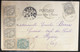 Carte Postale Type Blanc N° 107 X5 + N°111 Obl Dateur à Tiret De Distribution De Tournemire Pour Hyeres Rare ! - 1900-29 Blanc