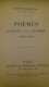 Poèmes Durant La Guerre (1914-1918)  JEAN RICHEPIN Flammarion 1919 - Auteurs Français