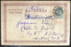 Carte Postale Japon Contre Russie Blanc N° 111 Obl Du Dateur D'ADEN ! RRR + Griffe Paquebot Pour Antibes Superbe !! - 1900-29 Blanc