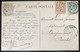 Carte Postale Tricolore Blanc N° 107, 110 & 111 Obl D'Aurillac Pour Rougemont TTB - 1900-29 Blanc