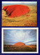 AUSTRALIE . THE MONOLITH OF AYERS ROCK . 2 CPM - Réf. N° 27096 - - Non Classificati