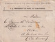 DDY 091  - NEDERLAND Lettre (Timbre Manque) Entete + Label Genealogisch Heraldisch Archief S' GRAVENHAGE 1881 - Variétés Et Curiosités