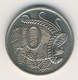 AUSTRALIA 1980: 10 Cents, KM 65 - 10 Cents