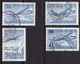 FI333 – FINLANDE – FINLAND – AIRMAIL - 1958-59 – Y&T 4/7 USED 8,50 € - Used Stamps