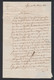 LAC Non Affranchie En PP Daté De Ypres (1861) + Griffe Encadré CHARGE Et Manusc. > Notaire à Gand - Zonder Portkosten