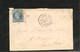 1867 ENVELOPPE TIMBRE NAPOLEON III N° 29 Et ETOILE N° 36 AVEC CACHET A DATE Bt DU PRINCE EUGÈNE IND 11 CÔTE: 70,00 € - 1849-1876: Periodo Classico