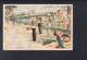 Lithographie Männer  Bowling 1900 - Boliche