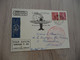 Sur CPA Association Philatélique De Montpellier Premier Vol Montpellier Marseille Par Avion Farman 1939 - 1960-.... Storia Postale