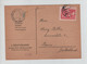 740PR/ Czecoslovaquia PC Praha 1949 Stamp Censorship > Germany - Cartas & Documentos