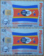 Swaziland - Swazitelecom - Cultural Village, 2 Cn. Variants (Short, Long) Exp.03.2001, 20E, Used - Swaziland